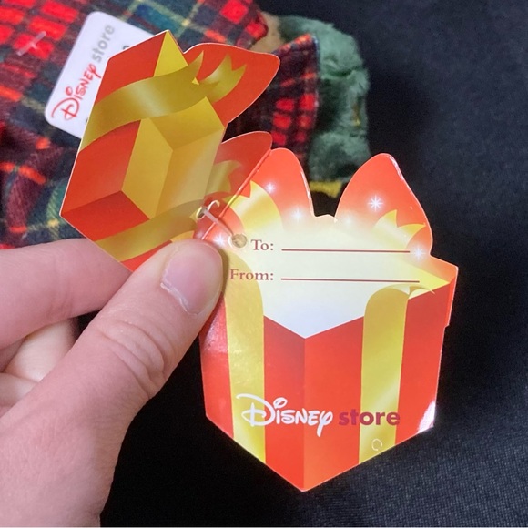 ⭐️ Disney Store Exclusive Winnie the Pooh Bear Christmas Plaid Pajama Plush - Picture 9 of 16